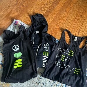 SPENGA zip up & tank bundle